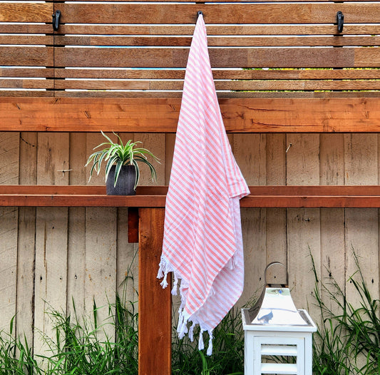Tatlows Beach - Double sided Turkish Terry Towel