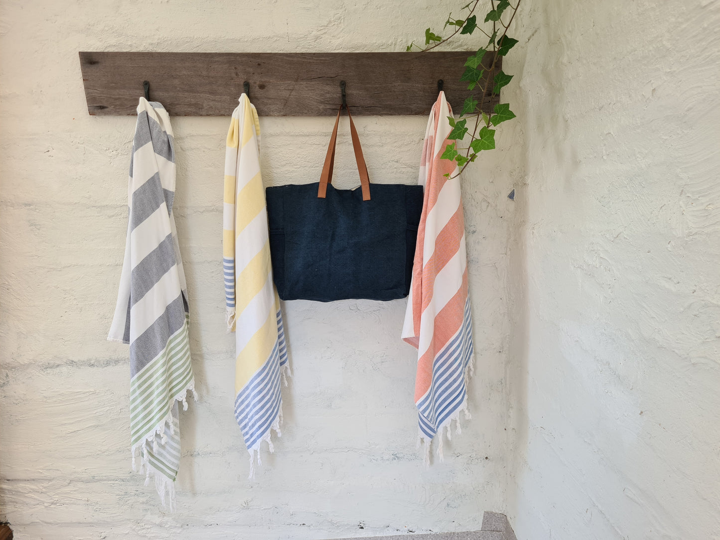 Denim - Washed Canvas Tote Bag