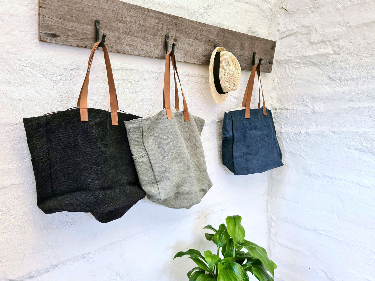 beach bags, beach tote, leather handles