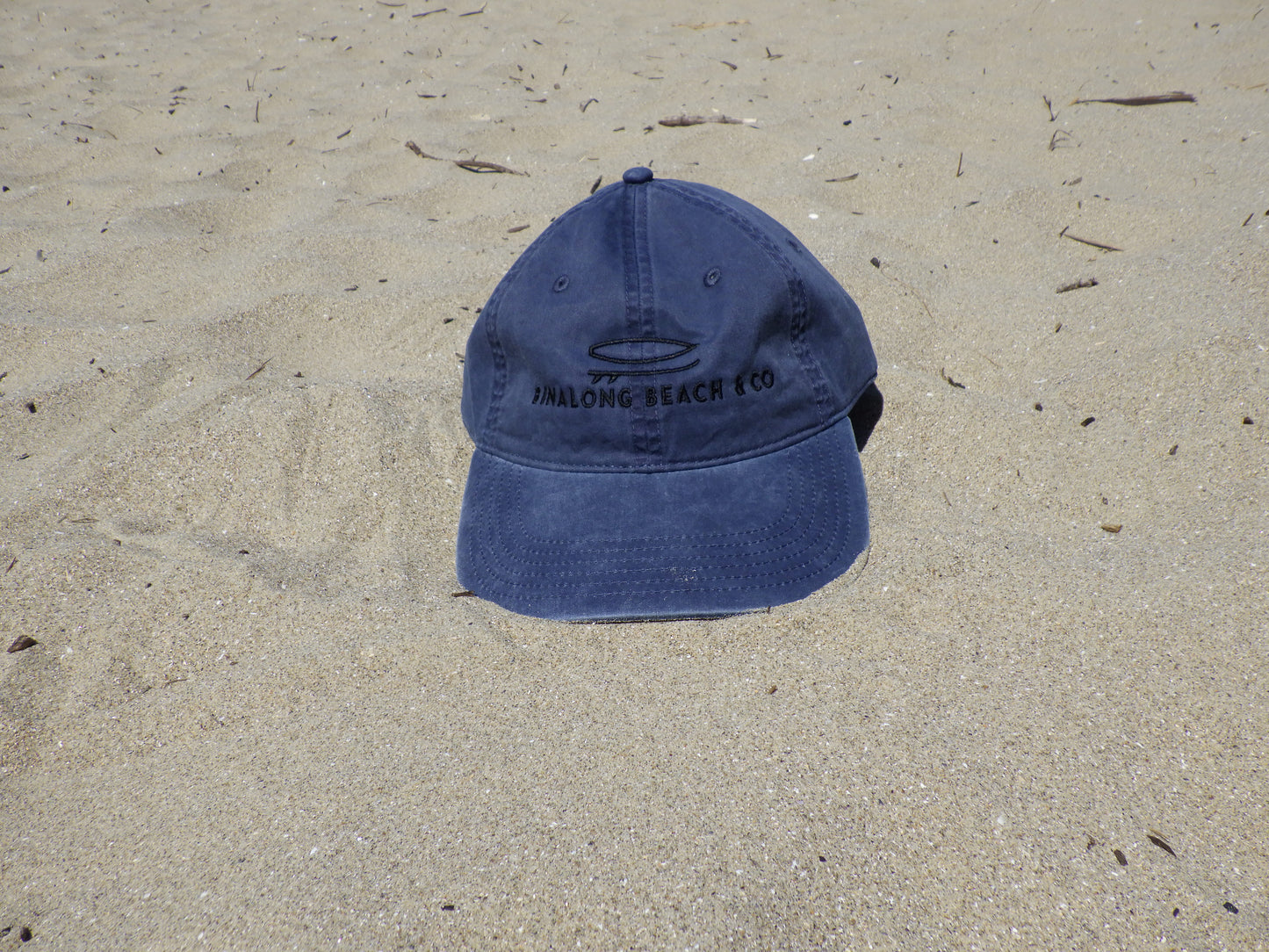 Denim Branded Cap - Black