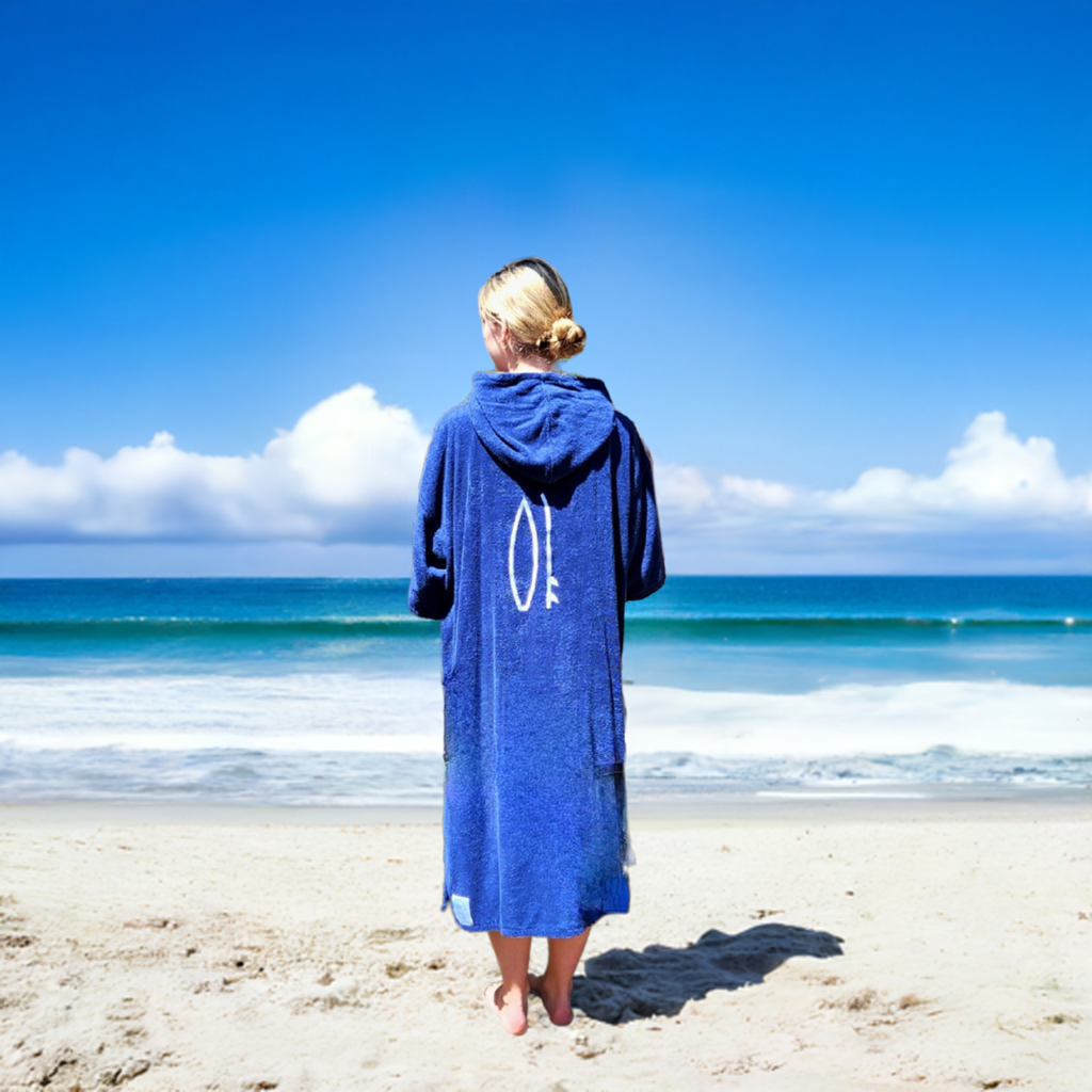 Surf Poncho - Denim