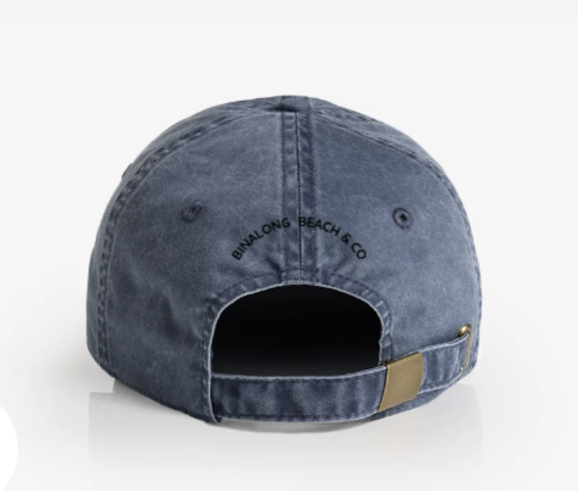 Denim Branded Cap - Black