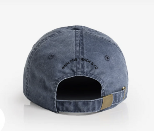 Denim Branded Cap - Black