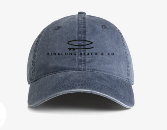 Denim Branded Cap - Black