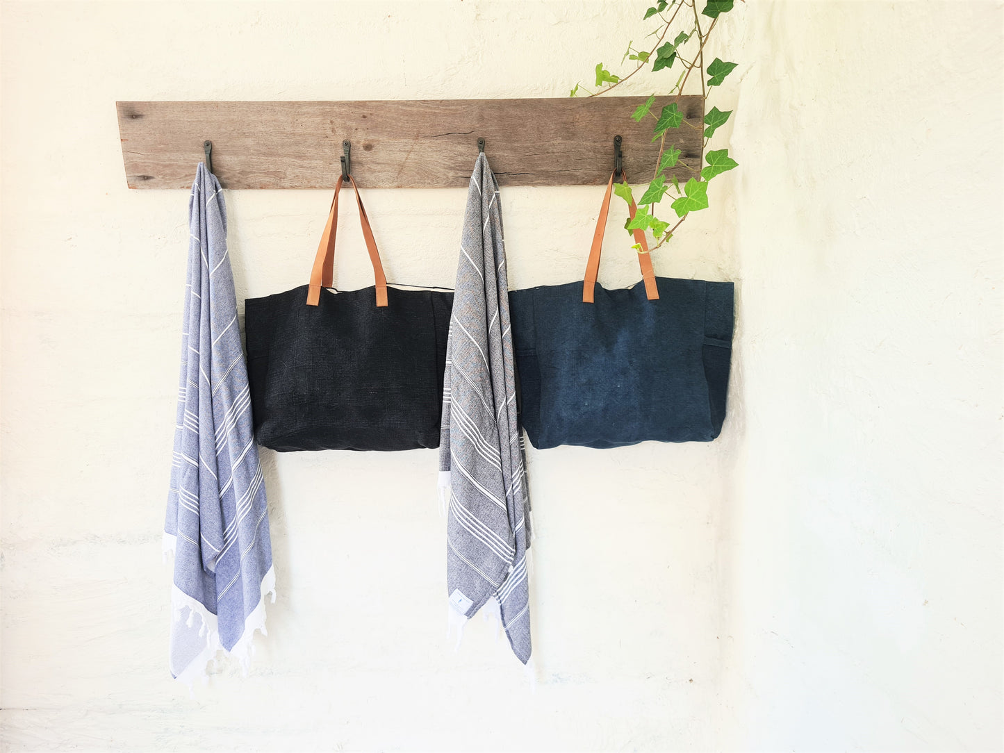 Denim - Washed Canvas Tote Bag