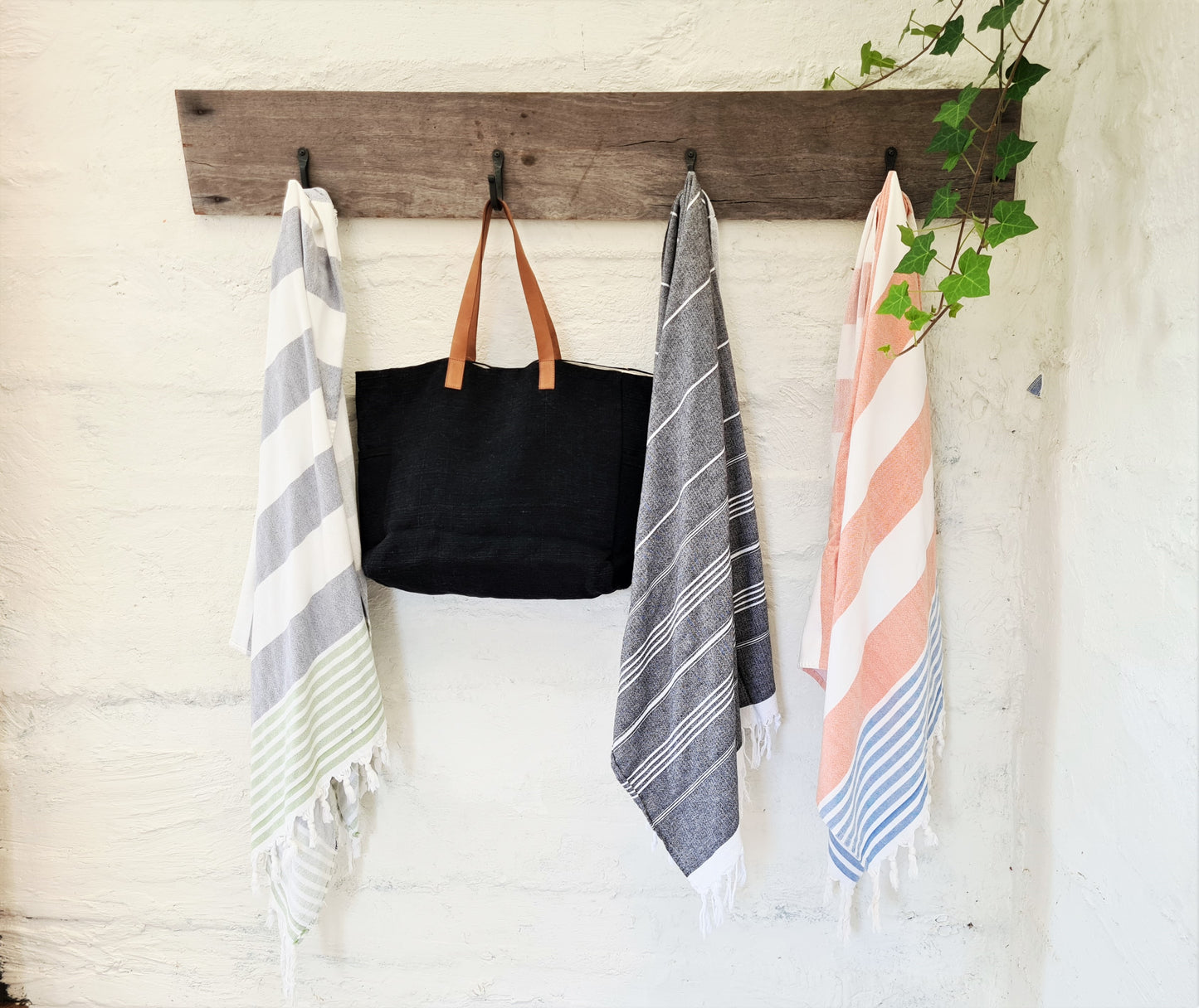 Charcoal - Washed Canvas Tote Bag